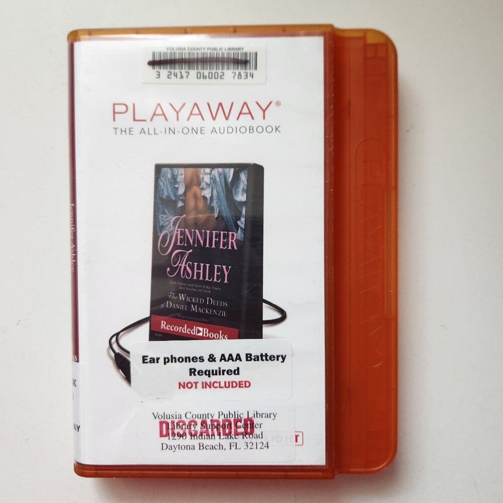 The Wicked Deeds of Daniel MacKenzie by Jennifer Ashley Playaway Audiobook, Form